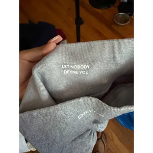 DFYNE‎ High Waisted Ribbed Leggings Gray Abstract Print Cheetah Like Size Small thumbnail 7