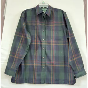 Lauren Ralph Lauren Women Worsted Wool Plaid Button Down Tartan‎ Large thumbnail 1