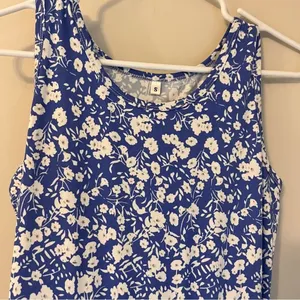 Flowy Chic Blue Floral Maxi Dress thumbnail 5
