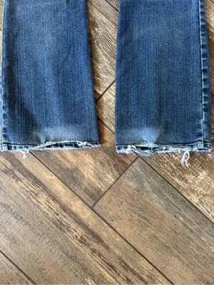 Distressed Suki Silver Jeans Medium Blue Bootcut Jeans size 27 thumbnail 14