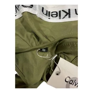 Calvin Klein Modern Cotton Logo Bralette Olive Green Medium thumbnail 3