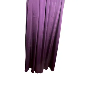 White by Vera Wang One Shoulder Maxi Dress Purple 0 Bridesmaid Formal‎ Evening thumbnail 4