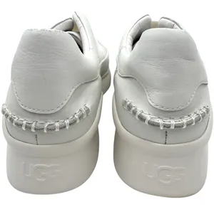 Women’s UGG Libu Stretchy White Leather Slip On Sneakers Sz 8.5 Elastic Narrow thumbnail 9