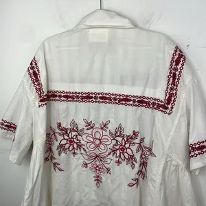We the Free  Spring Refresh Top In White Embroidered size Large thumbnail 12