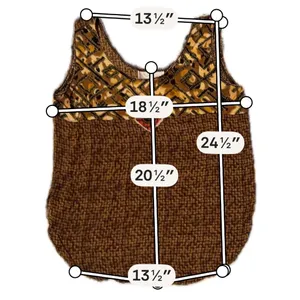 K.D. Spring Women Large Mixed Print Sleeveless Tank Top Brown‎ Geometric Boho thumbnail 5