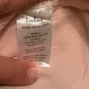 Lulu's Lovely Poise Light Pink Floral Tie Back Long Sleeve Mini Dress,Size XL thumbnail 12
