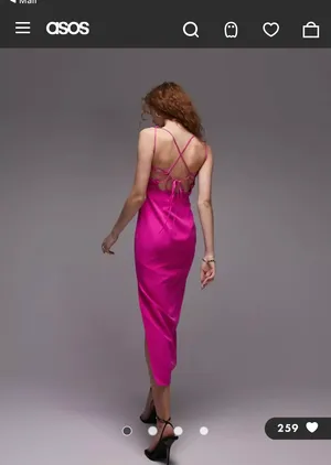 Topshop Hot Pink Formal Dress thumbnail 2