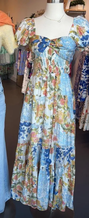 THML Floral Maxi Dress thumbnail 1