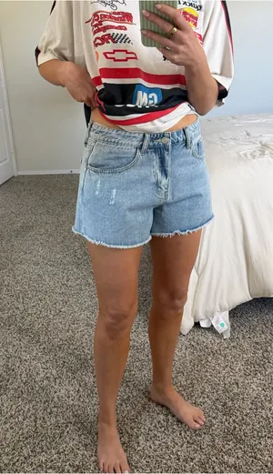 Harper heritage denim shorts thumbnail 1
