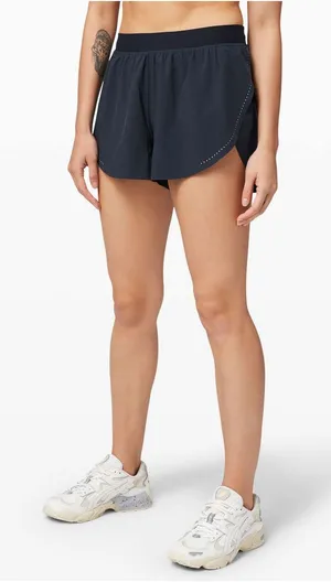 lululemon athletica Black Athletic Running Shorts thumbnail 1