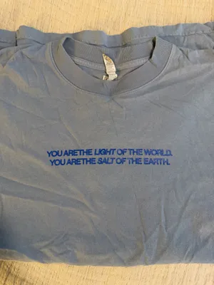 Christian graphic oversized T-shirt thumbnail 4