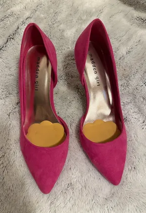 Madden Girl Hot Pink Pointed-Toe Pumps thumbnail 1