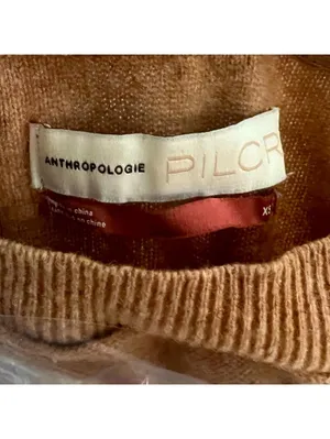 Anthropologie Pilcro Camel Knit Sweater – Women's Size XS thumbnail 7
