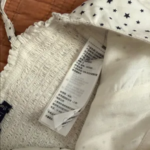 Abercrombie and Fitch Star Print Spaghetti Strap Crop Top sz S thumbnail 7