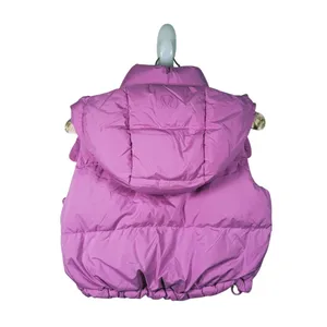 Lululemon Wunder Puff Super Cropped Vest Hooded Size 0 Dahlia Mauve Pink Outdoor thumbnail 4
