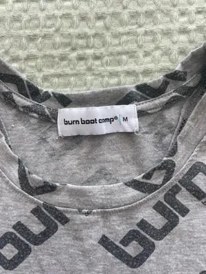 Burn Bootcamp Cropped Tank Gray Size M thumbnail 3
