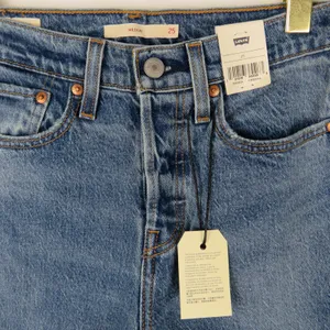 Levi's Wedgie High Rise Straight Leg Jeans Dark Wash Size 25 NWT thumbnail 4