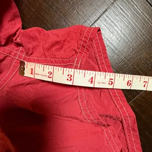 Ocean Pacific‎ OP Red Nylon Board Shorts Vintage Cargo Pocket 9 Surf Coastal Y2K thumbnail 3