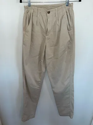 American Eagle Khaki Super Stretch Pants Extra Long thumbnail 1