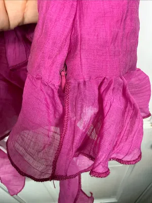 Peppermayo Exclusive Dylan Off Shoulder Ruffle Top Fuchsia New with Tags W2509 thumbnail 10