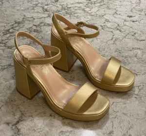 JustFab Platform Chunky High Heels thumbnail 1