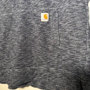 Carhartt Women's Small 4/6 Heathered Navy Hoodie Sweatshirt thumbnail 2