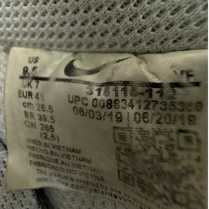 Nike Air Force 1 Men's White Low Top Lace Up Sneakers Athletic Running Shoes 9.5 thumbnail 6