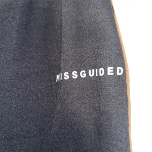 NEW Missguided Plus Women Sweatpant Sz 10 Black Jogger Pants Lounge Preppy 90s thumbnail 2