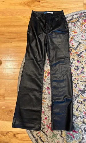 Old Navy Leather Flare Pants thumbnail 1