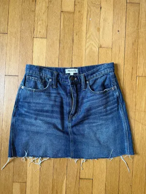 Madewell Rigid Denim A-Line Skirt thumbnail 6