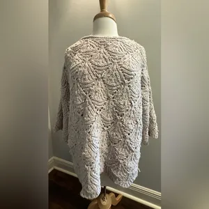 POL soft chunky style knitted sweater Grey Size Medium thumbnail 2