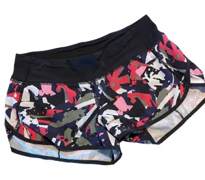 Lululemon Speed Up Shorts Women's Size 6 Multi Color Abstract‎ Print Athletic thumbnail 1