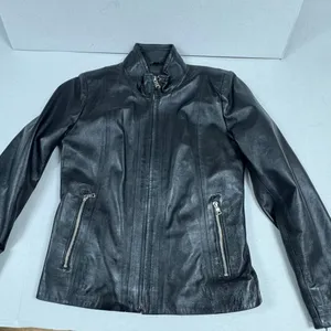 Fairytale‎ Leather Mallorca Genuine Leather Black Jacket. Size M. thumbnail 7