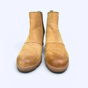Sorel Joan of Arctic II Chelsea Wedge Boots Women’s 8 Brown Leather Waterproof thumbnail 7