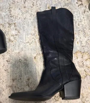 Cowboy boots Black Size 8.5 thumbnail 1