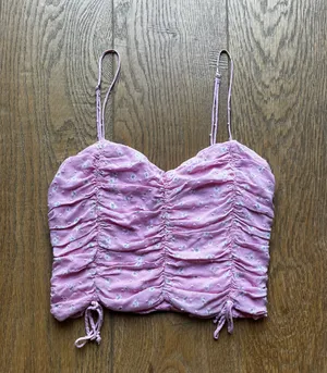 Isabelle’s Cabinet Electric Love Pink Floral Top Size S thumbnail 2