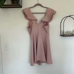 NWT Lulus‎ Pink Divine Darling Ruffle Skater Mini Dress Size XL thumbnail 2