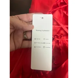 Wear Your Love Red Ruffle Gown – XS/S – Wedding Guest - Holiday Party Dress, Prom Dress, NWT, Lace-Up Back thumbnail 6
