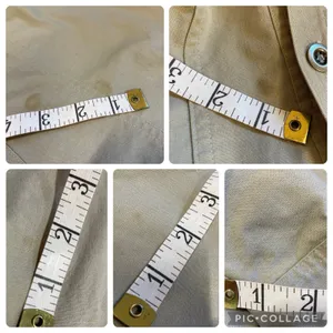 Vintage Together‎ Clothing Co Womens 10M Dress 1980s Cotton Safari Khaki Belt thumbnail 8