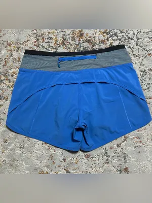 Lululemon Turbo Run shorts Porcelain Blue size 2 thumbnail 3