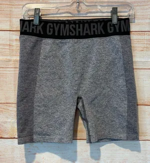 Gymshark Women's Gray Seamless Training Shorts thumbnail 1