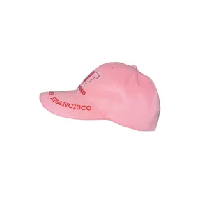 Lanza USA Pink San Francisco SF Embroidered Adjustable Baseball Cap Hat thumbnail 5