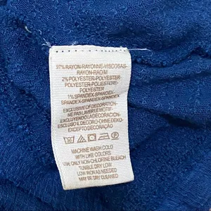 Free People OB474685 “Santorini” Off the Shoulder Sapphire Blue Top Size M thumbnail 11
