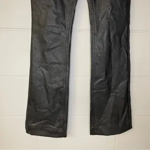 KanCan USA Joan High Rise Faux Leather Bootcut Pants Women’s Size 7/27 Leather Pants thumbnail 3