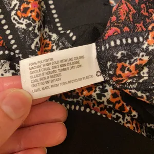 Xhilaration sleeveless kaleidoscope print romper thumbnail 9