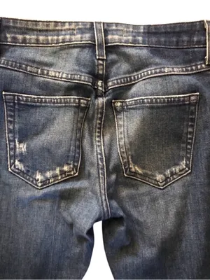 AMO Twist Dark Vintage Blue Wash Women Mid Rise Ankle Jeans Size 25 NWOT thumbnail 11