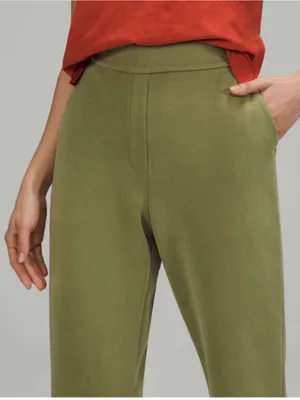Lululemon Athletica Softstreme Relaxed High Rise Bronze Green Jogger Pants Sz 6 thumbnail 4