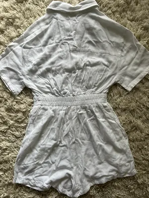 Pull & Bear Rustic shirt short jumpsuit thumbnail 3