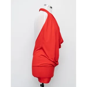 ASOS DESIGN - Cowl Neck Cut Out Back Detail Mini Dress thumbnail 3