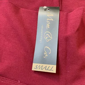 Krass&co Mom & Co size S Small new burgundy pants stretch thumbnail 4